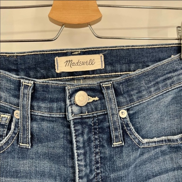 Madewell Slim Straight Jeans Raw-Hem Edition - Picture 3 of 6